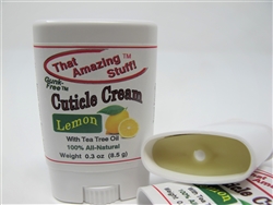 Lemon Cuticle Cream in Twist-up Tube Container