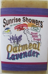Lavender Oatmeal Goat Milk Soap Bar, 4 oz.