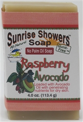 Raspberry Avocado Soap