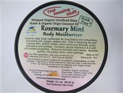 Rosemary Mint  That Amazing Stuffâ„¢ Whipped Shea Butter & Coconut Oil